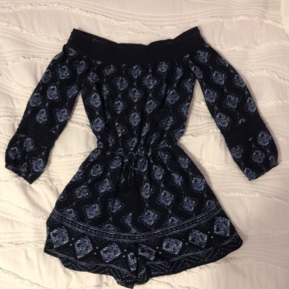 a off the shoulder romper